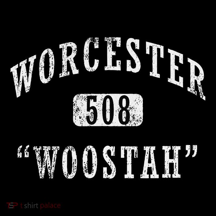 Worcester Woostah Nickname 508 Vintage Area Code Button
