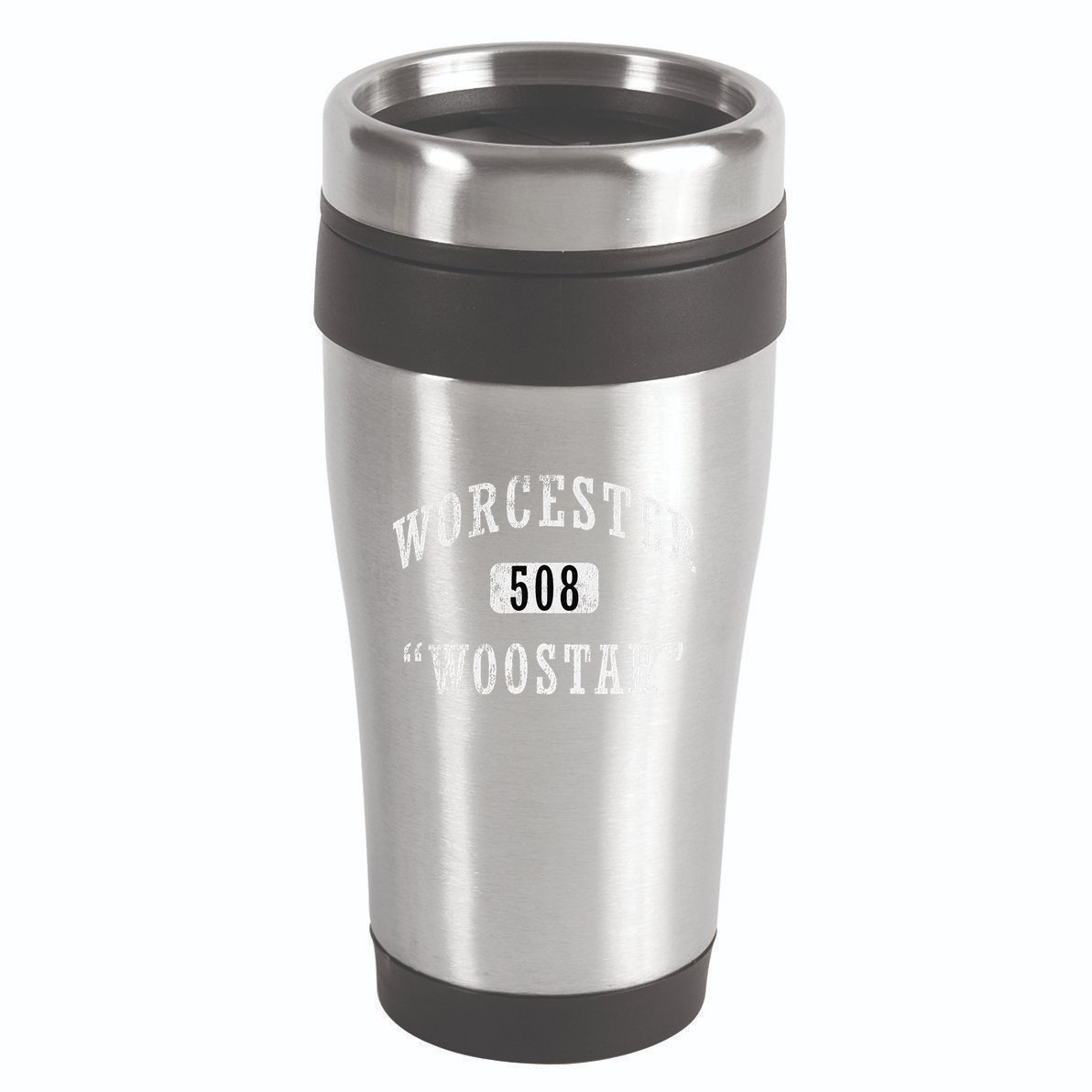 Worcester Woostah Nickname 508 Vintage Area Code 16oz Travel Tumbler