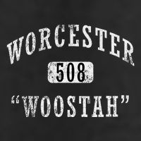 Worcester Woostah Nickname 508 Vintage Area Code Golf Towel