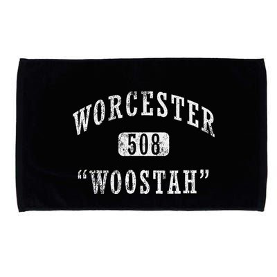 Worcester Woostah Nickname 508 Vintage Area Code Microfiber Hand Towel