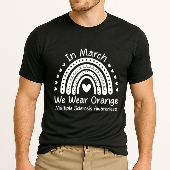 We Wear Orange Multiple Sclerosis Awareness Ms Month Cooling Performance Crew T-Shirt