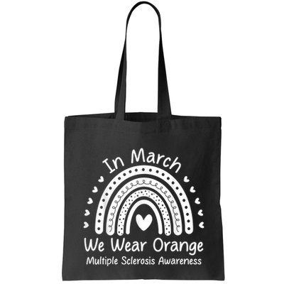 We Wear Orange Multiple Sclerosis Awareness Ms Month Bag