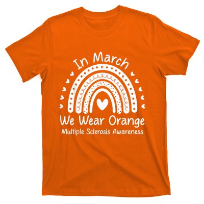 We Wear Orange Multiple Sclerosis Awareness Ms Month T-Shirt