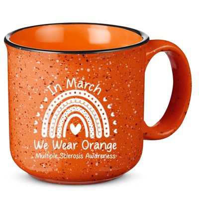 We Wear Orange Multiple Sclerosis Awareness Ms Month 15oz Campfire Ceramic Mug