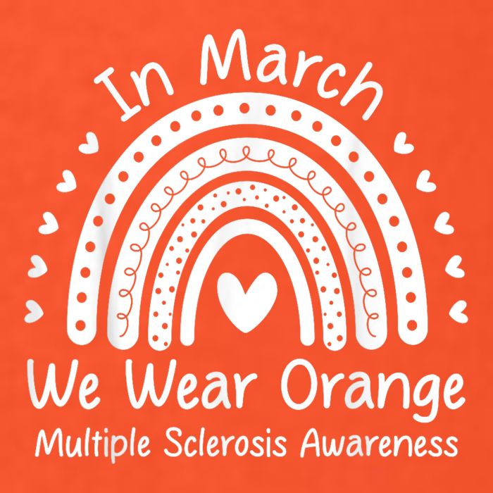 We Wear Orange Multiple Sclerosis Awareness Ms Month Premium T-Shirt