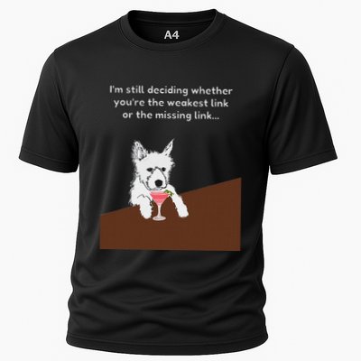 Westie “Weakest Or Missing Link” Insult Graphic Performance Shirt