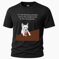 Westie “Weakest Or Missing Link” Insult Graphic Performance Shirt