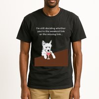Westie “Weakest Or Missing Link” Insult Graphic Tall T-Shirt