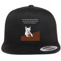 Westie “Weakest Or Missing Link” Insult Graphic Flatbill Hat