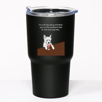 Westie “Weakest Or Missing Link” Insult Graphic Tumbler