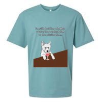 Westie “Weakest Or Missing Link” Insult Graphic Sueded Cloud Jersey T-Shirt