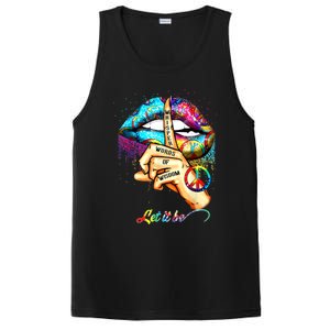 Whisper Words Of Wisdom Gift Let Peace Signal Let It Be Gift PosiCharge Competitor Tank