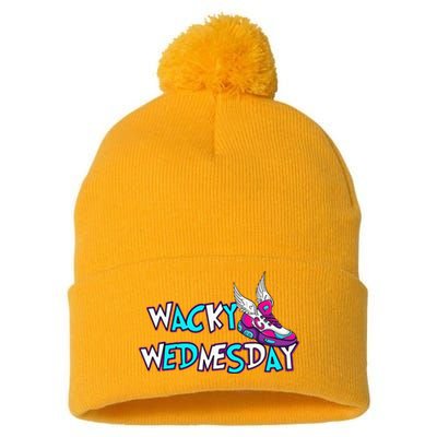 Wacky Wednesday Outfit Pom Pom 12in Knit Beanie