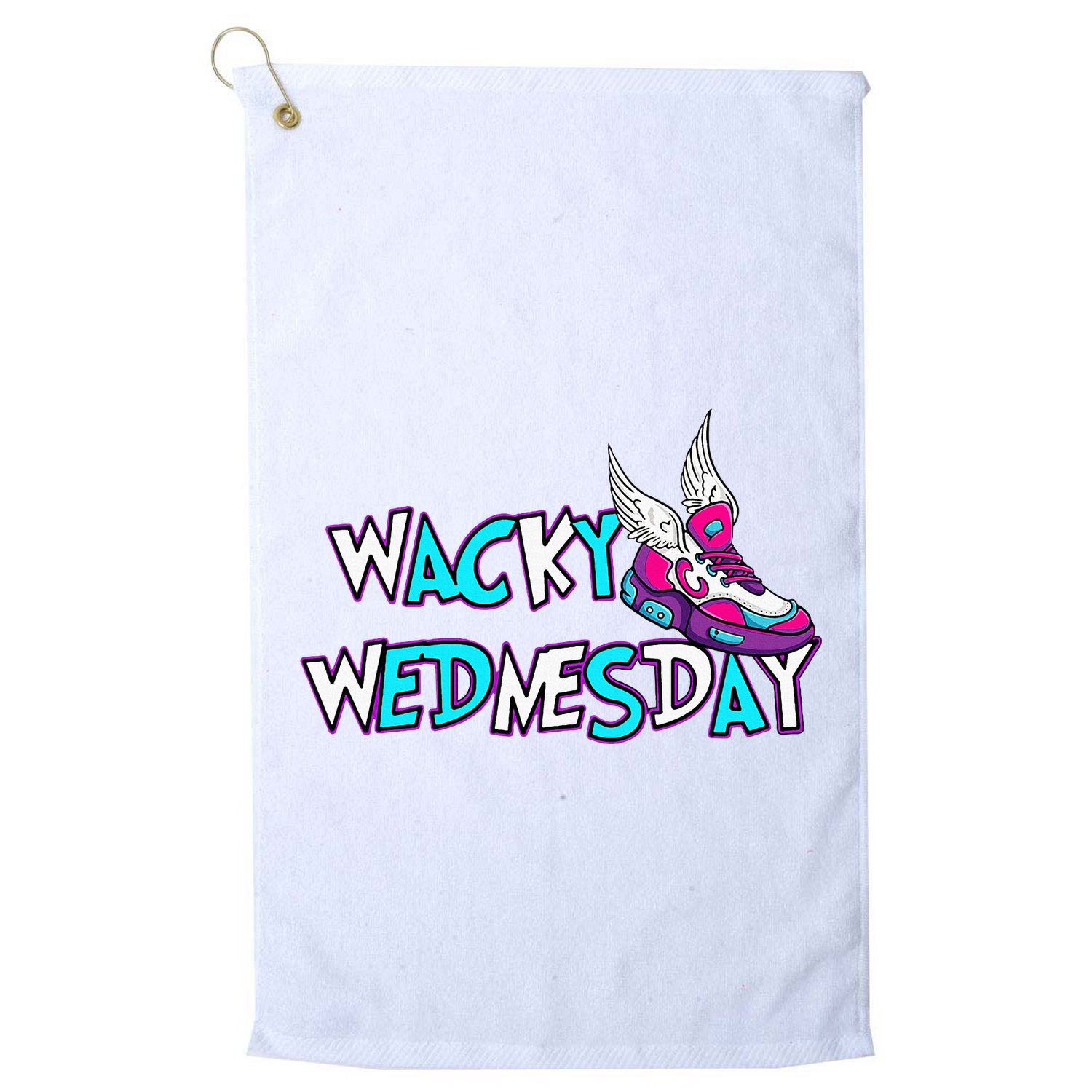 Wacky Wednesday Outfit Golf Towel