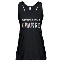 WINNERS WEAR ORANGE Summer Camp Team Color War Game Event Ladies Essential Flowy Tank