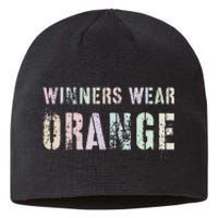 WINNERS WEAR ORANGE Summer Camp Team Color War Game Event Sustainable Beanie