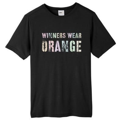 WINNERS WEAR ORANGE Summer Camp Team Color War Game Event Tall Fusion ChromaSoft Performance T-Shirt