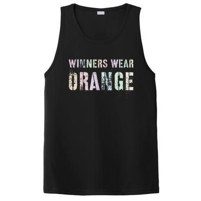 WINNERS WEAR ORANGE Summer Camp Team Color War Game Event PosiCharge Competitor Tank