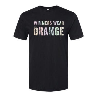 WINNERS WEAR ORANGE Summer Camp Team Color War Game Event Softstyle CVC T-Shirt