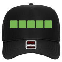 Wordle High Crown Mesh Back Trucker Hat