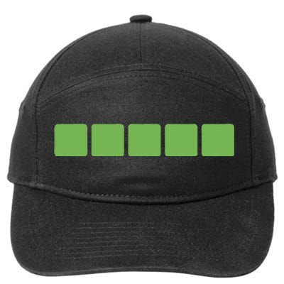 Wordle 7-Panel Snapback Hat