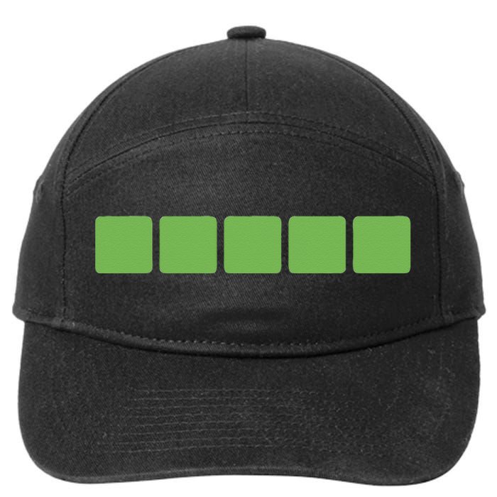 Wordle 7-Panel Snapback Hat