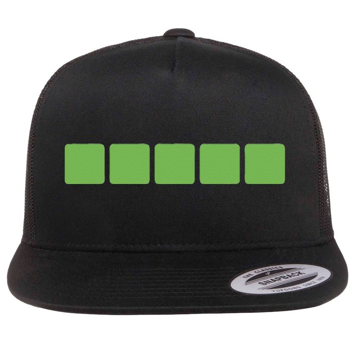 Wordle Flat Bill Trucker Hat