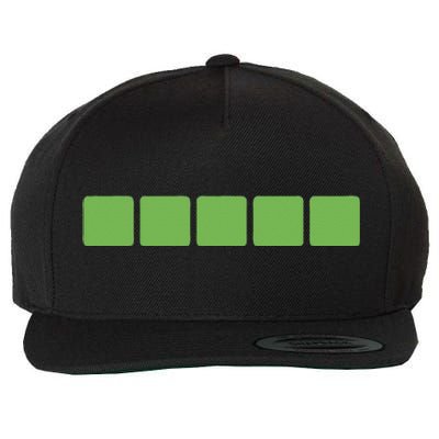 Wordle Wool Snapback Cap