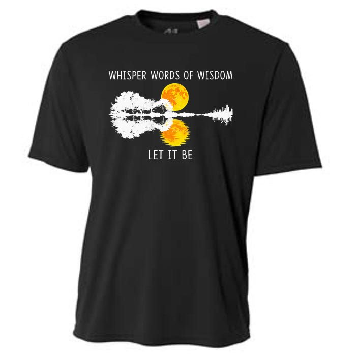 Whisper Words Of Wisdom LetIt Be Guitar Lake Shadow Cooling Performance Crew T-Shirt