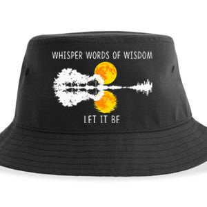 Whisper Words Of Wisdom LetIt Be Guitar Lake Shadow Sustainable Bucket Hat