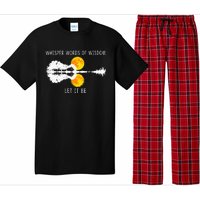 Whisper Words Of Wisdom LetIt Be Guitar Lake Shadow Pajama Set