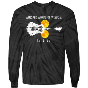 Whisper Words Of Wisdom LetIt Be Guitar Lake Shadow Tie-Dye Long Sleeve Shirt