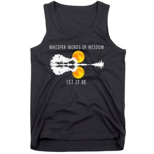 Whisper Words Of Wisdom LetIt Be Guitar Lake Shadow Tank Top