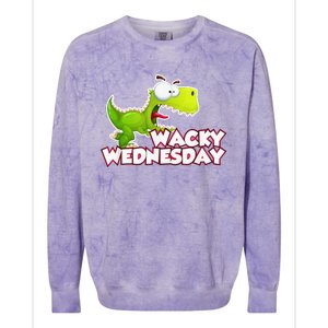 Wacky Wednesday Outfit Dinosaur Colorblast Crewneck Sweatshirt