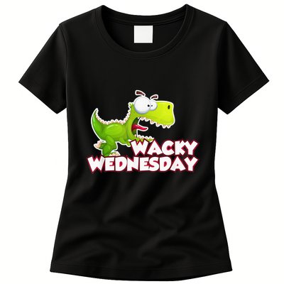 Wacky Wednesday Outfit Dinosaur Womens T-Shirt