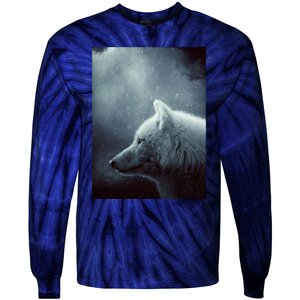 Wolf Tie-Dye Long Sleeve Shirt