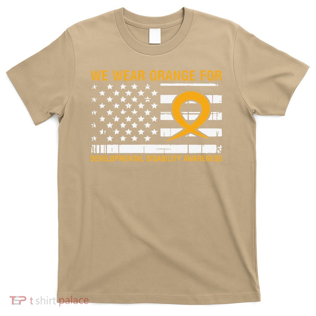 We Wear Orange For Developmental Disability Awareness T-Shirt