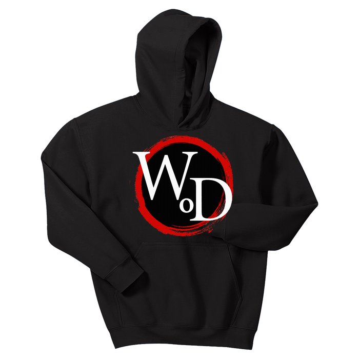 Wod World Of Darkness Wod Color Icon Kids Hoodie