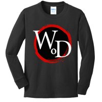 Wod World Of Darkness Wod Color Icon Kids Long Sleeve Shirt