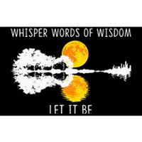 Whisper Words Of Wisdom Let It Be Guitar Lake Shadow Bumper Sticker