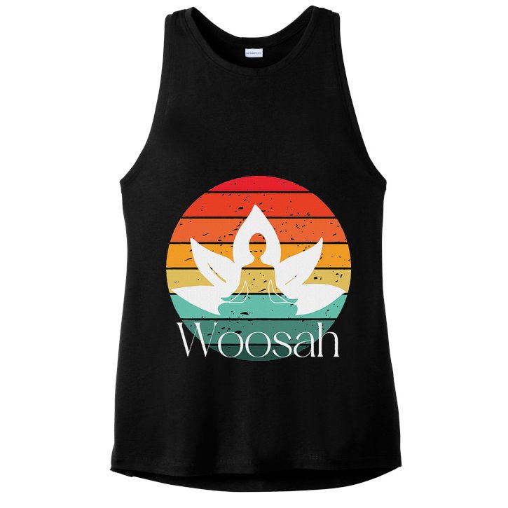 Woosah Ladies PosiCharge Tri-Blend Wicking Tank