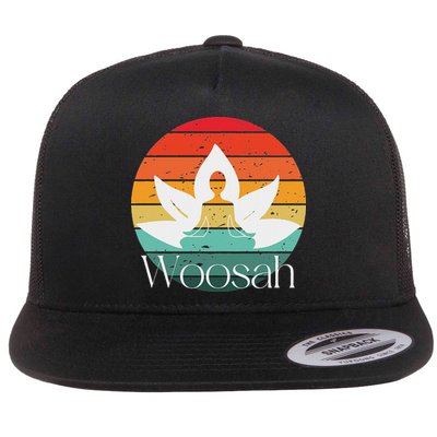 Woosah Flat Bill Trucker Hat