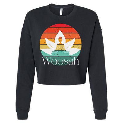 Woosah Cropped Pullover Crew