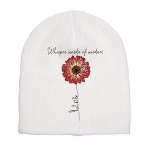 Whisper Words Of Wisdom Let Is Be Short Acrylic Beanie