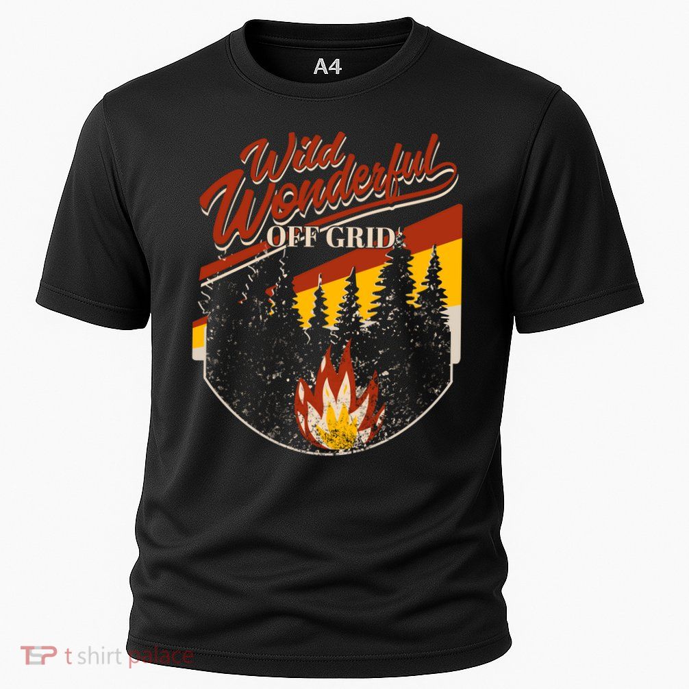 Wild Wonderful Off Grid Bonfire Cooling Performance Crew T-Shirt
