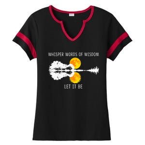 Whisper Words Of Wisdom LetIt Be Guitar Lake Shadow Ladies Halftime Notch Neck Tee