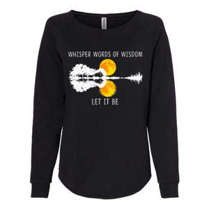 Whisper Words Of Wisdom LetIt Be Guitar Lake Shadow Womens California Wash Sweatshirt