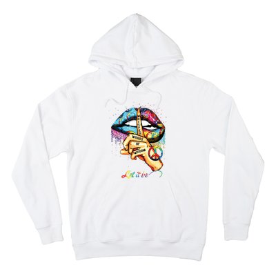 Whisper Words Of Wisdom Let Peace Signal Let It Be Hoodie