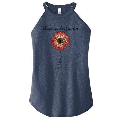 Whisper Words Of Wisdom Let Is Be Women’s Perfect Tri Rocker Tank