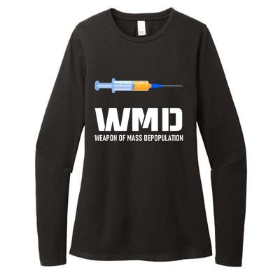 WMD Weapon Of Mass Depopulation Womens CVC Long Sleeve Shirt